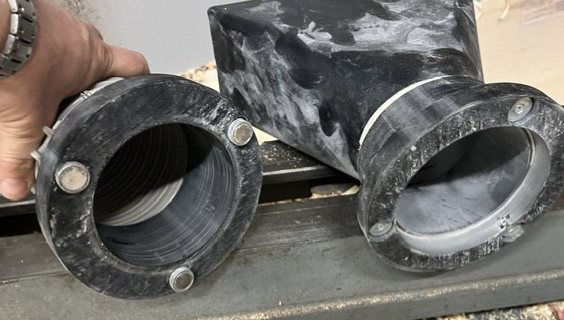 Dust collection, separate ends
