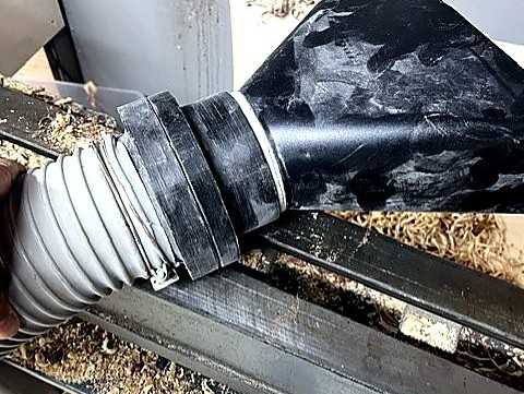 Dust collection, assembled